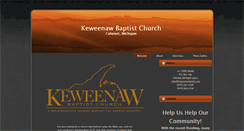 Desktop Screenshot of keweenawbaptist.org